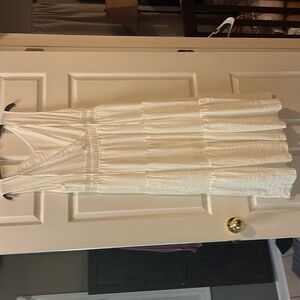White beachy dress